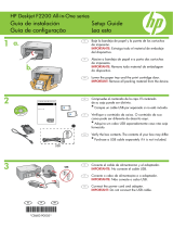 HP Deskjet F2224 All-in-One Printer series Guía de instalación