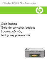 HP Deskjet F2200 All-in-One Printer series Guía del usuario