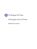 HP DesignJet 3D Printer series Manual de usuario