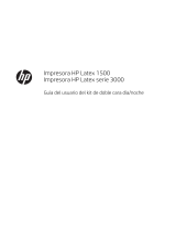 HP Latex 1500 Printer El manual del propietario