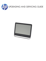 HP Pavilion TouchSmart 23-f300 All-in-One Desktop PC series Manual de usuario