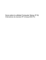 HP COMPAQ 6005 PRO MICROTOWER PC Guía del usuario