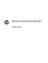 HP Elite USB-C Docking Station El manual del propietario