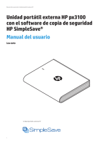 HP External Portable USB 3.0 Hard Drive Manual de usuario