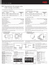 AKO Solar energy controllers AKO-14327/15224 Instrucciones de operación