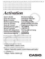 Casio Activation Manual de usuario