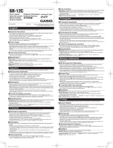 Casio GR-12C Manual de usuario