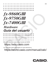 Casio fx-9750GIII El manual del propietario