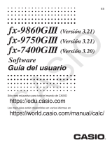 Casio fx-9860GIII El manual del propietario