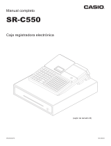 Casio SR-C550 Manual de usuario
