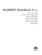 Huawei MateBook X Pro 2020 Guía de inicio rápido