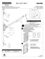 ALLEGION FALCON 25-V Installation Instructions Manual