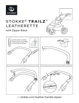 mothercare Stokke Trailz Handle Letherette with zipper Warn Leaflet Guía del usuario