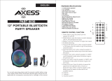 Axess PABT 6030 Manual de usuario