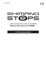 Shimano SC-EM800 Manual de usuario