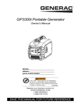 Generac GP3300i G0071540 Manual de usuario