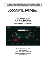 Alpine APF-X300VW Guia de referencia
