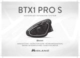 Midland BTX1 Pro S Bluetooth Kommunikation, Einzelgerät El manual del propietario