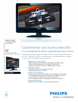 Philips 22PFL3404H/12 Product Datasheet