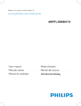 Philips 40PFL3008H/12 Manual de usuario