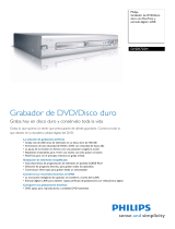 Philips DVDR725H/00 Product Datasheet