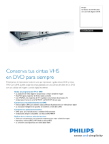 Philips DVDR630VR/00 Product Datasheet
