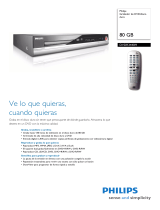 Philips DVDR3440H/58 Product Datasheet