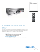 Philips DVDR3510V/31 Product Datasheet