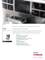 Saeco HD8854/01 Product Datasheet