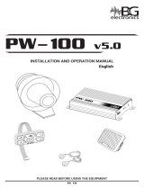 B&G PW-100 Instrucciones de operación