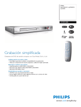 Philips DVDR3380/77 Product Datasheet