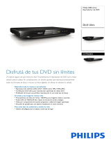 Philips DVP3600X/77 Product Datasheet