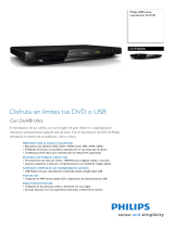 Philips DVP3850K/55 Product Datasheet