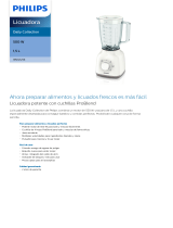Philips HR2125/06 Product Datasheet