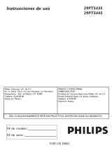 Philips 29PT5435/85 Manual de usuario