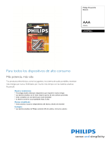 Philips LR03PB6C/27 Product Datasheet