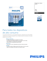 Philips LR6P2B/59 Product Datasheet