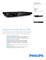 Philips DVP3650K/55 Product Datasheet