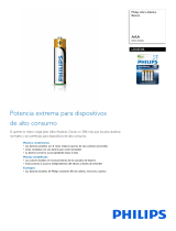 Philips LR03E4B/17 Product Datasheet