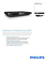 Philips DVP3600/55 Product Datasheet