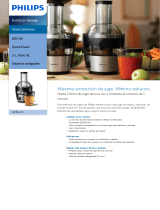 Philips HR1863/20 Product Datasheet