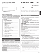Fujitsu ASUH09LPAS Guía de instalación