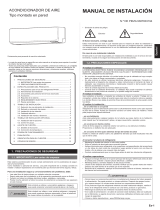 Fujitsu ASUH18LPAS Guía de instalación