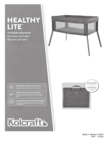 Kolcraft Healthy Lite Portable Bassinet Product Instruction