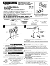 American Standard Two- Handle Centerset Lavatory Faucet 2275.209 Manual de usuario
