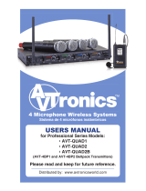 AVTronics Y3I-AVTQUADBP2 Manual de usuario