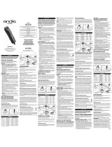 Andis MBG-2 Manual de usuario