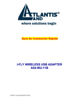 Atlantis I-Fly A02-WU-11B Manual de usuario