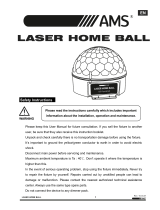 AMS LASER HOME BALL Manual de usuario