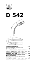 AKG D 542 El manual del propietario